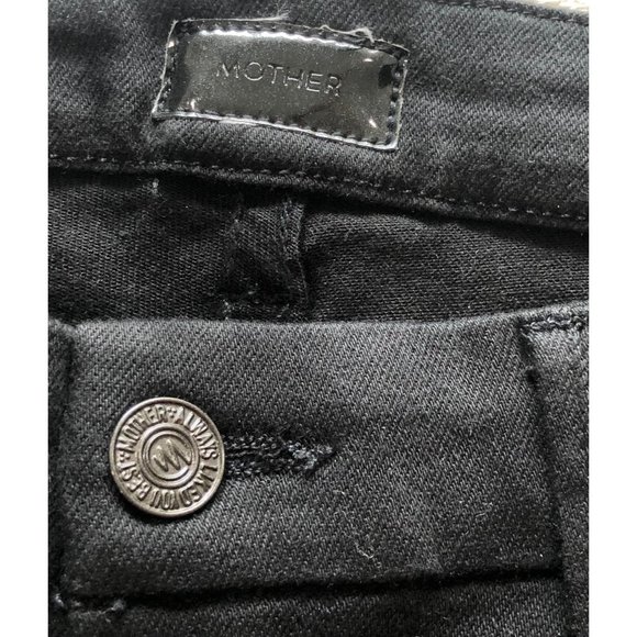 MOTHER The Ankle Zip Looker “Big Black Stud” Jeans - Size 27 - Picture 11 of 14